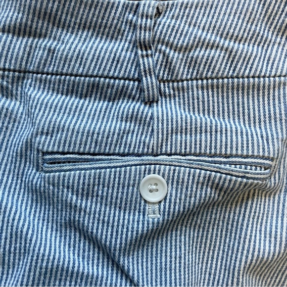 Club Monaco Blue & White Striped Women's Size 6 Shorts - Picture 10 of 11